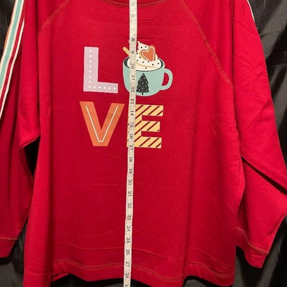 ~ JOYSPUN 3X LADIES WOMEN'S TOP / SWEATSHIRT ~ LOUNGEWEAR SOFT COMFY 22W - 24W - Picture 12 of 12